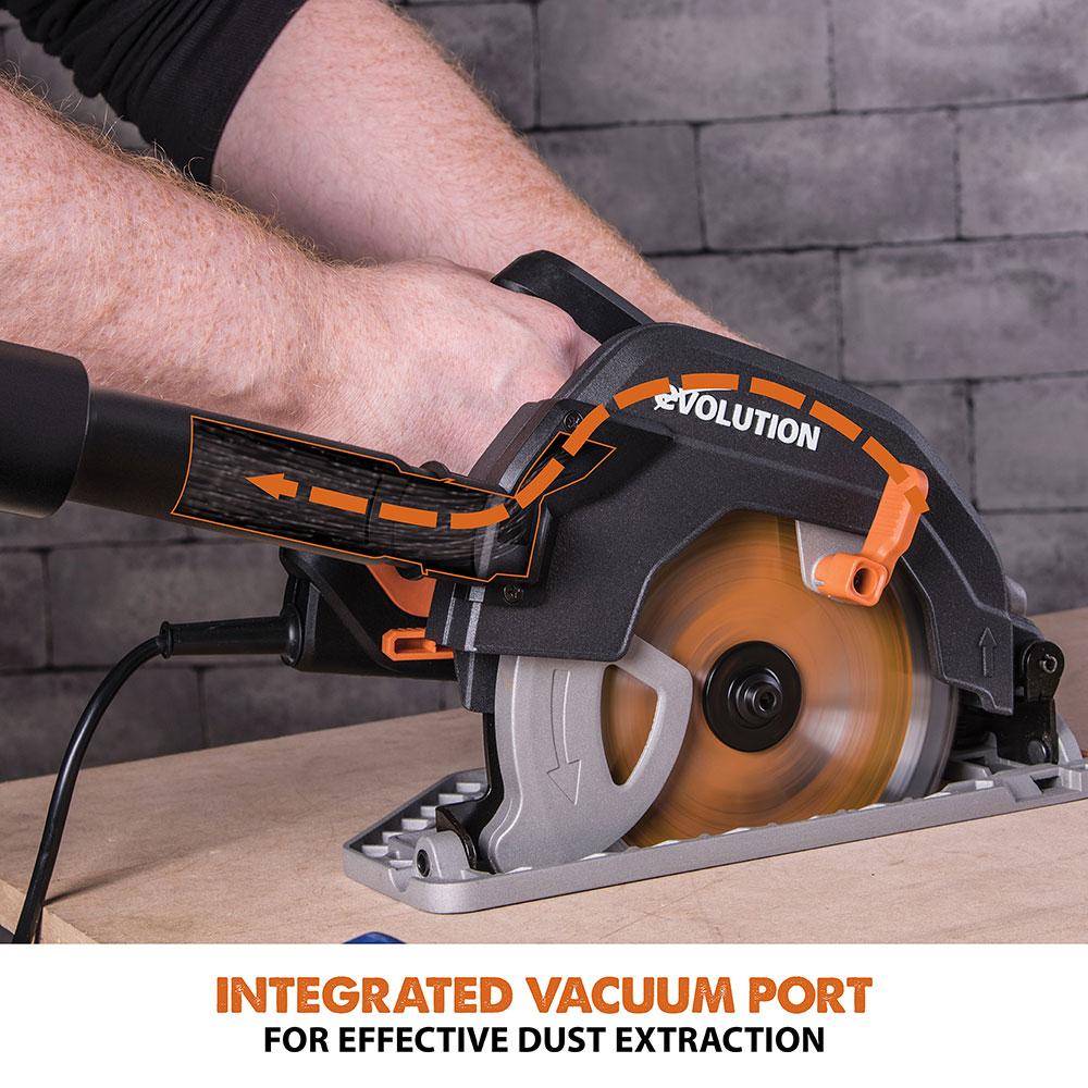 Evolution R185CCS 185mm Circular Saw with TCT Multi-Material Cutting Blade (Refurbished - Like New) - Image 13