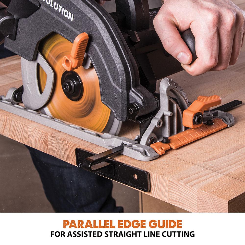 Evolution R185CCS 185mm Circular Saw with TCT Multi-Material Cutting Blade (Refurbished - Like New) - Image 14