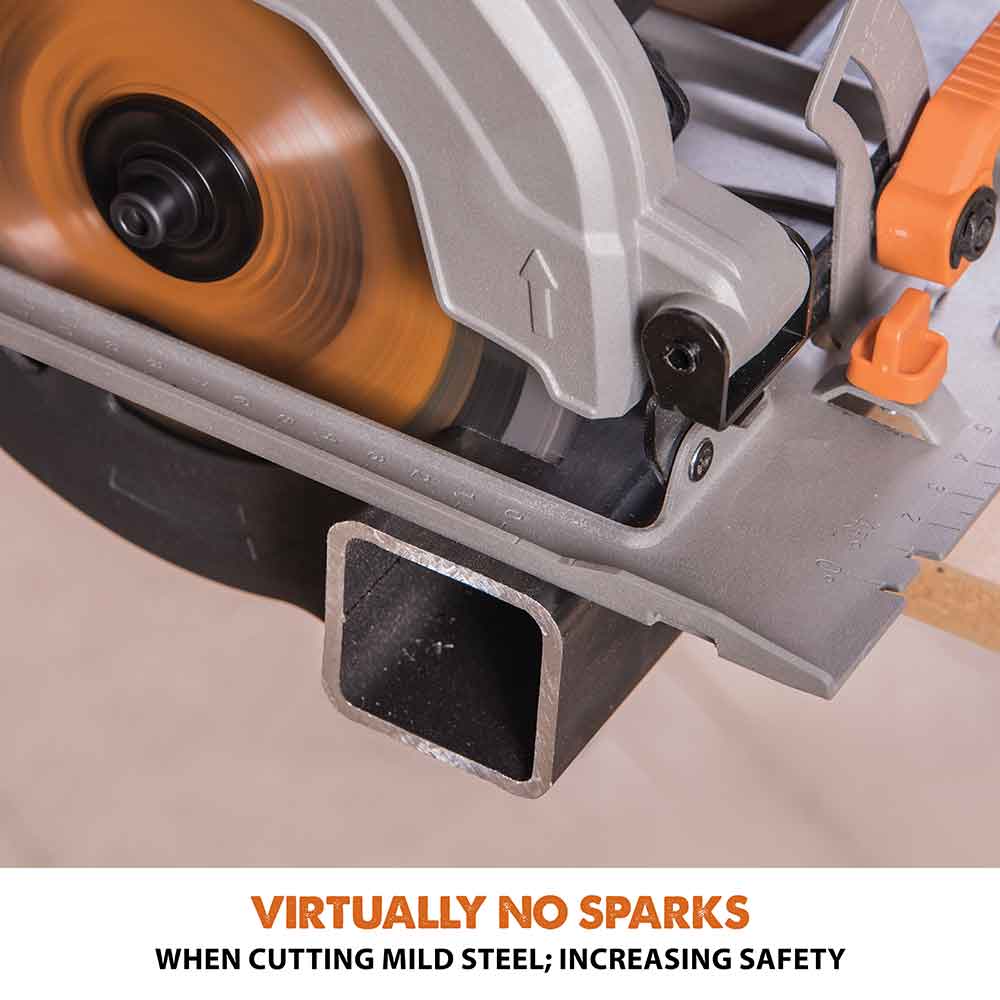 Evolution R185CCSL 185mm Circular Saw with TCT Multi-Material Cutting Blade - Image 9