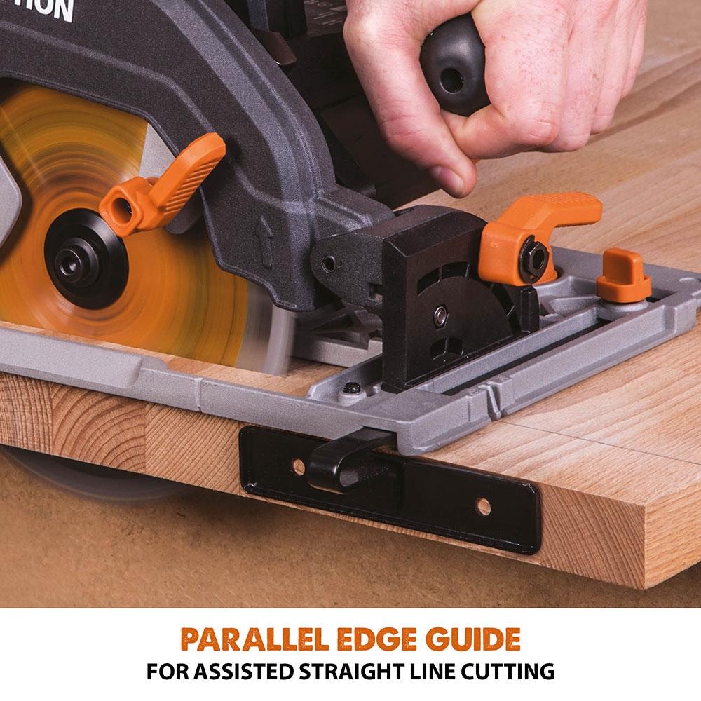 Evolution R185CCSX - 185mm Circular Saw with TCT Multi-Material Cutting Blade (Refurbished - Like New) - Image 14