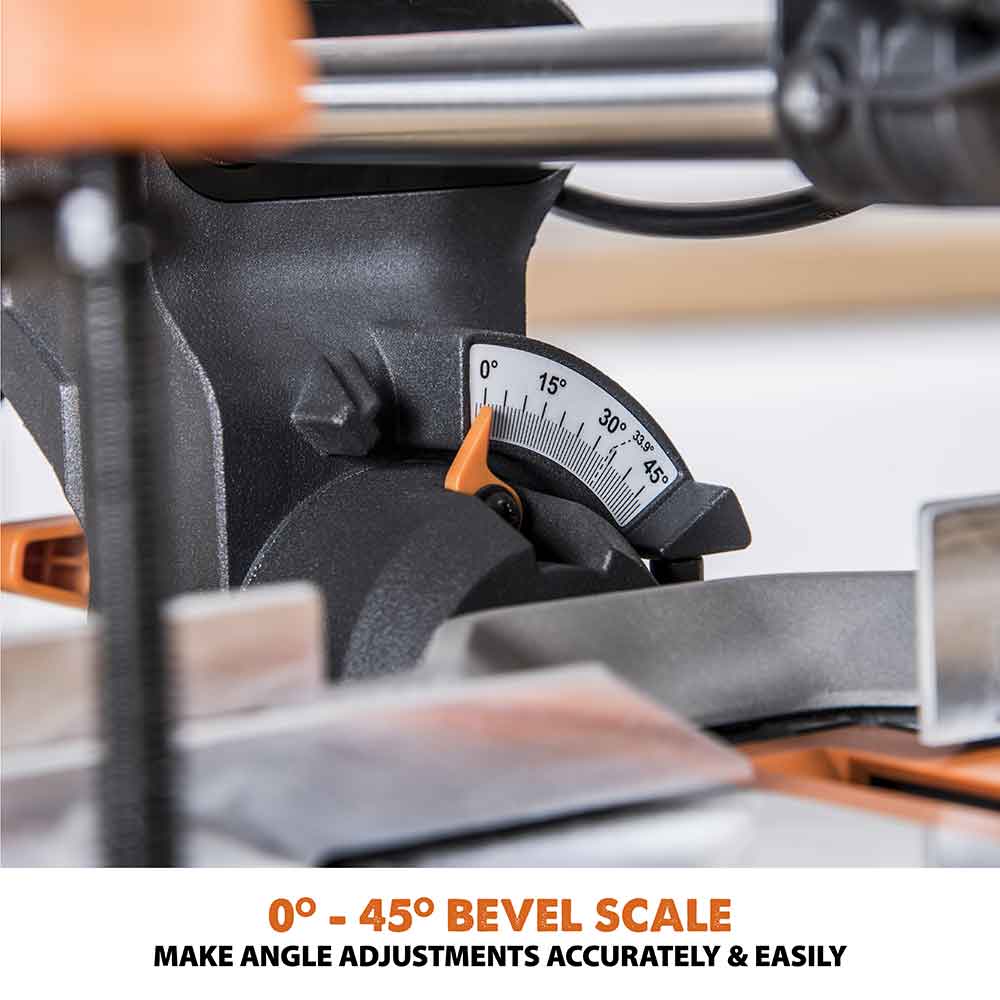 Evolution R185SMS 185mm Sliding Mitre Saw With TCT Multi-Material Cutting Blade - Image 10