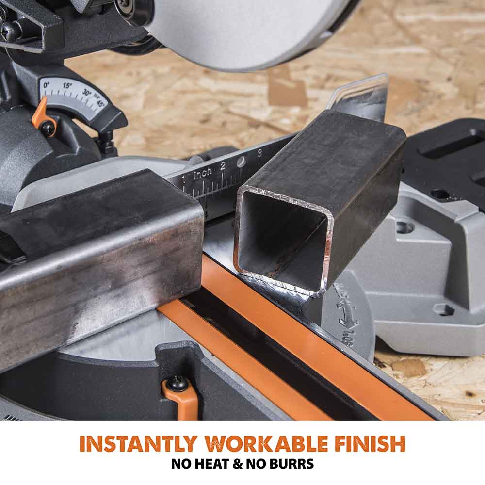 Evolution R185SMS 185mm Sliding Mitre Saw With TCT Multi-Material Cutting Blade - Image 12