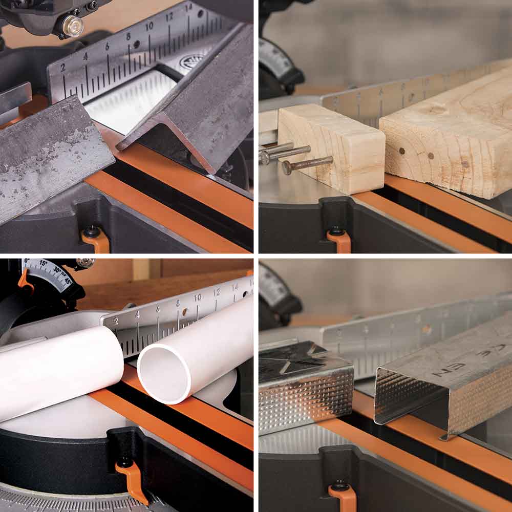 Evolution R185SMS 185mm Sliding Mitre Saw With TCT Multi-Material Cutting Blade - Image 4