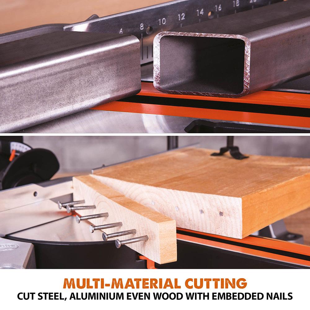 Evolution R210SMS-300+ Sliding Mitre Saw With TCT Multi-Material Cutting Blade (Refurbished - Like New) - Image 3