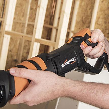 Evolution Corded Reciprocating Saw 850W (230v) Including 4 Blades | R230RCP - Image 11