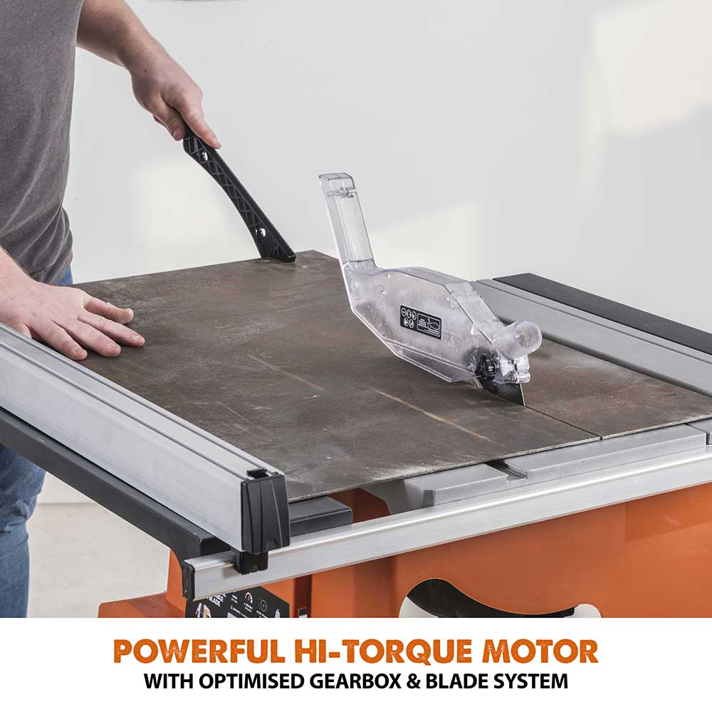 Evolution R255PTS 255mm Table Saw With TCT Multi-Material Cutting Blade - Image 5