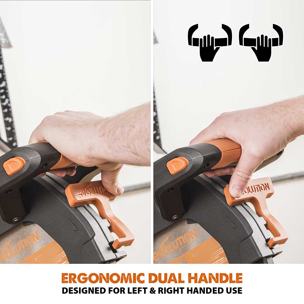 Evolution R255SMS-DB+ 255mm Double Bevel Mitre Saw & Stand Bundle - Image 18