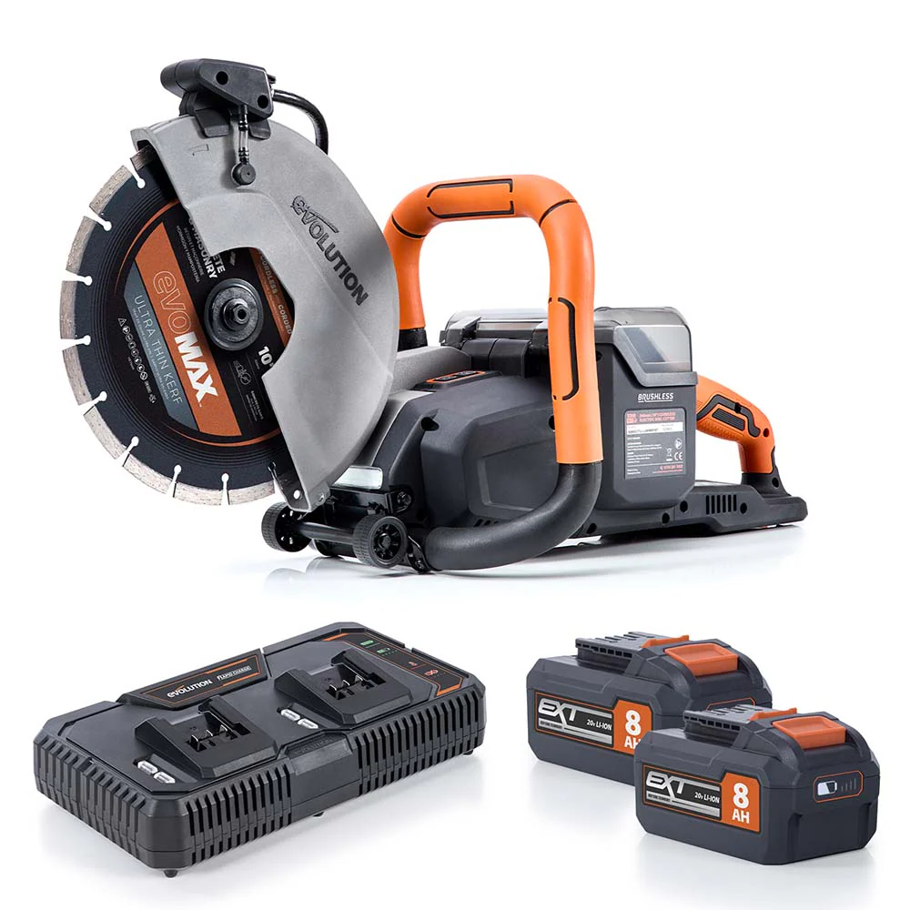 R260DCT-Li Cordless 260mm Disc Cutter With Automatic Water-Fed Dust Suppression and Premium Thin Kerf Diamond Blade - Image 2
