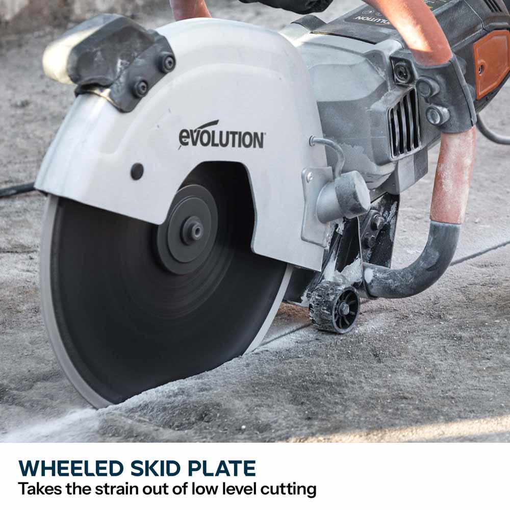 Evolution R300DCT 300mm 12" Electric Disc Cutter, Concrete Saw, with Diamond Blade - Image 5
