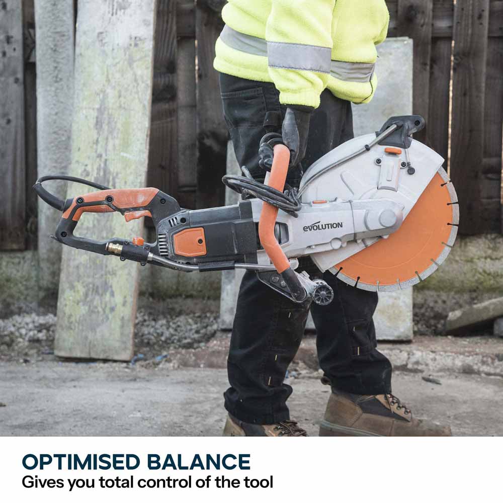 Evolution R300DCT+ 300mm Electric Disc Cutter with Water Dust Suppression - Image 7