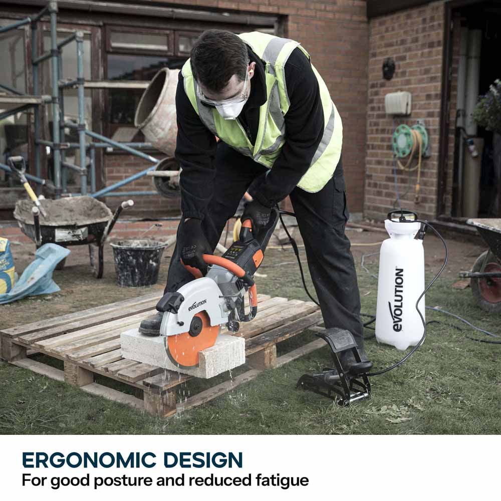Evolution R300DCT+ 300mm Electric Disc Cutter with Water Dust Suppression - Image 9
