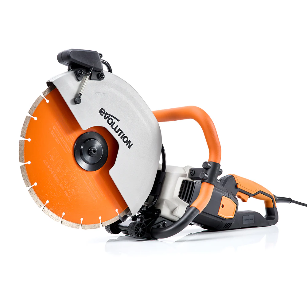 R350DCT 350mm Electric Disc Cutter With Automatic Water Fed Dust Suppression & Premium Diamond Blade