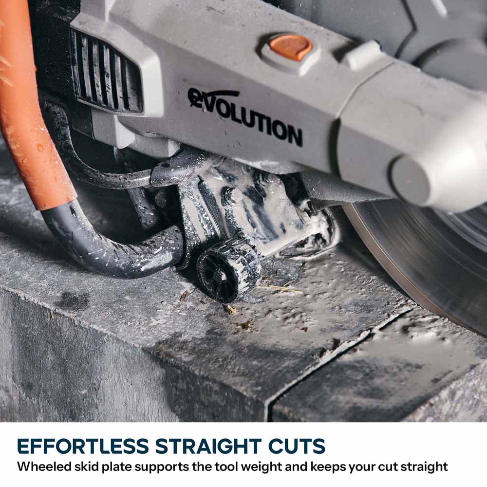 R350DCT 350mm Electric Disc Cutter With Automatic Water Fed Dust Suppression & Premium Diamond Blade - Image 8