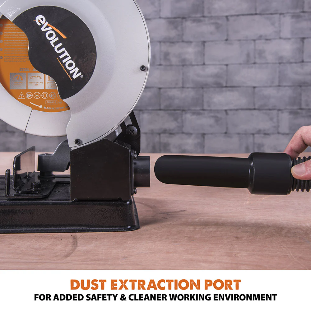 Evolution RAGE4 - 185mm Chop Saw with TCT Multi-material Cutting Blade - Image 11