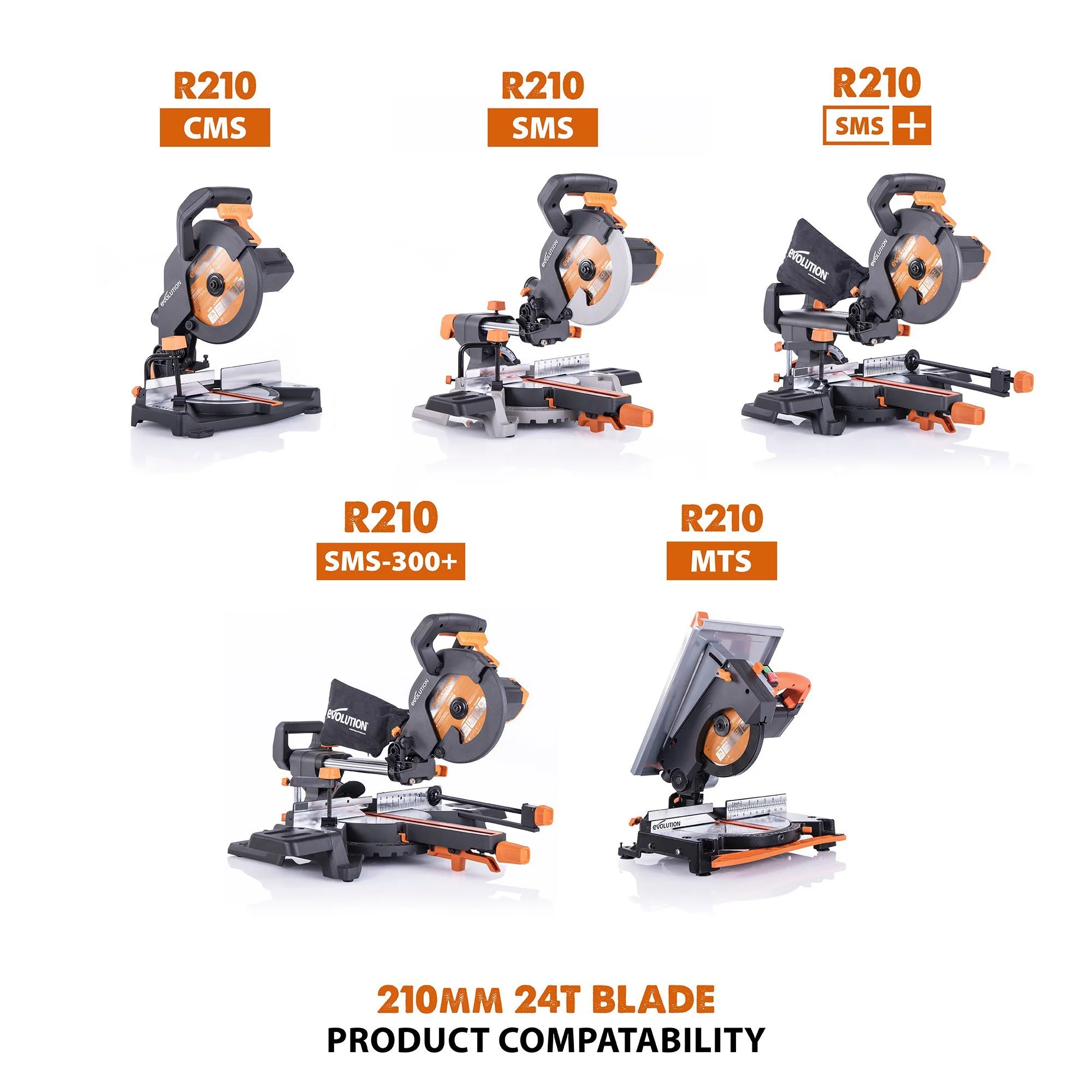 Evolution 210mm Multi-Material Cutting 24T Blade - Image 6