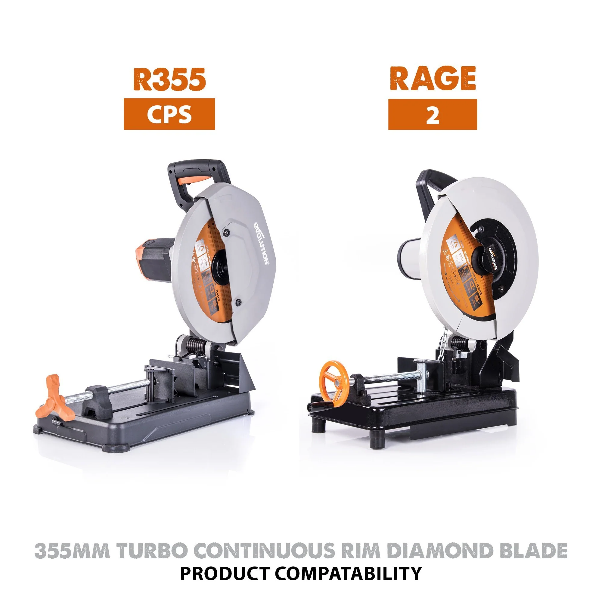 Evolution 355mm Diamond Chop Saw Blade - Image 5