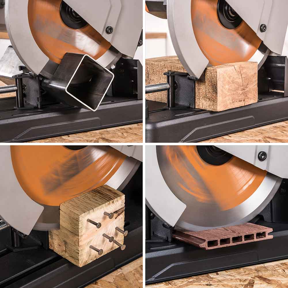 Evolution 355mm Multi-Material Cutting 36T Chop Saw Blade - Image 3