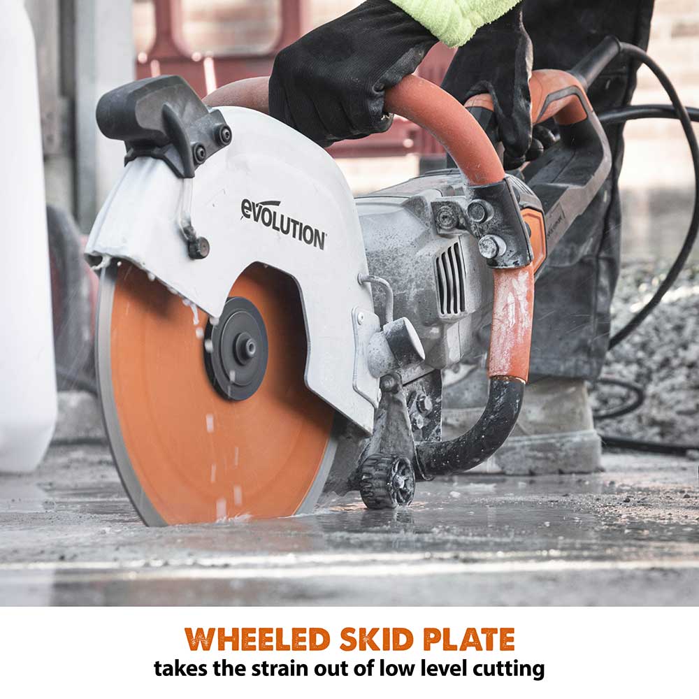 Refurbished B-Stock Evolution R300DCT+ 300mm Electric Disc Cutter with Water Dust Suppression - Image 6