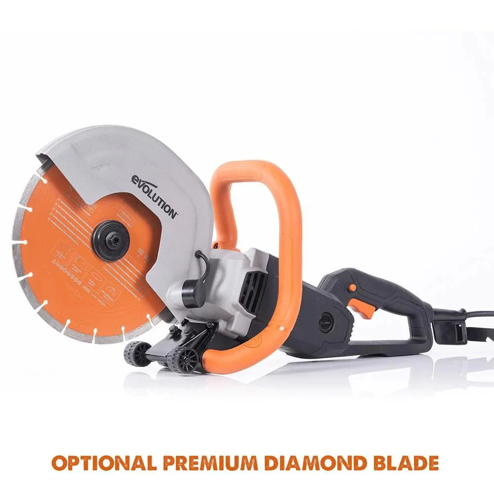 Evolution R230DCT 230mm 9" Electric Disc Cutter Concrete Saw with Diamond Blade (Refurbished By Evolution C-Stock Fair Condition) - Image 13