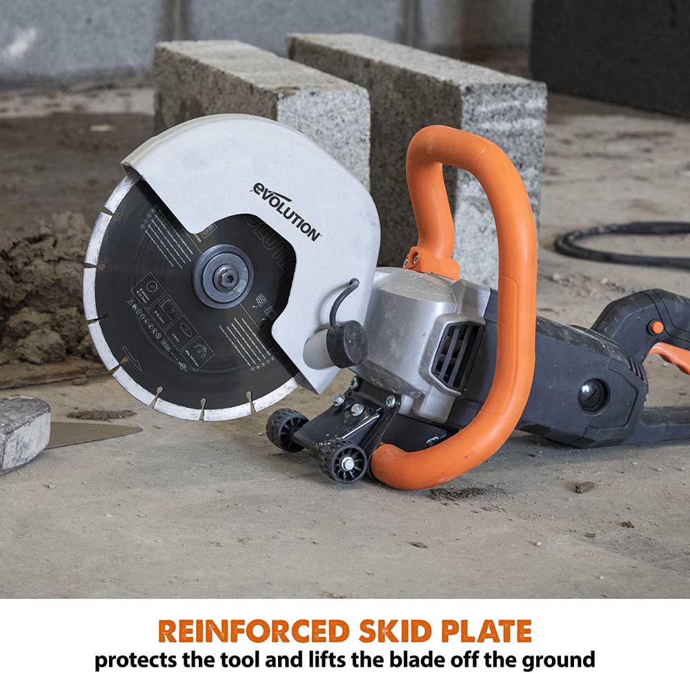 Refurbished Evolution R230DCT 230mm 9" Electric Disc Cutter Concrete Saw with Diamond Blade (B-Grade) - Image 9