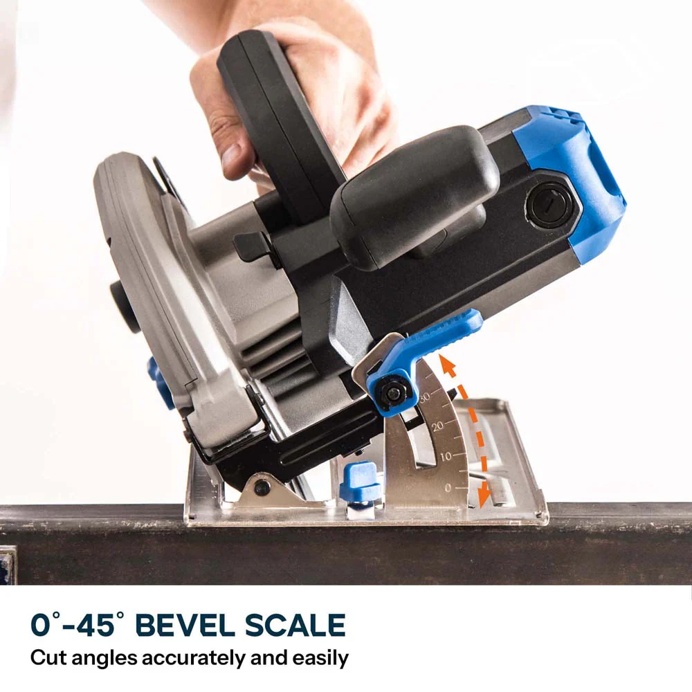 Evolution S185CCSL 185mm Metal Cutting Circular Saw with TCT Mild Steel Cutting Blade - Image 7