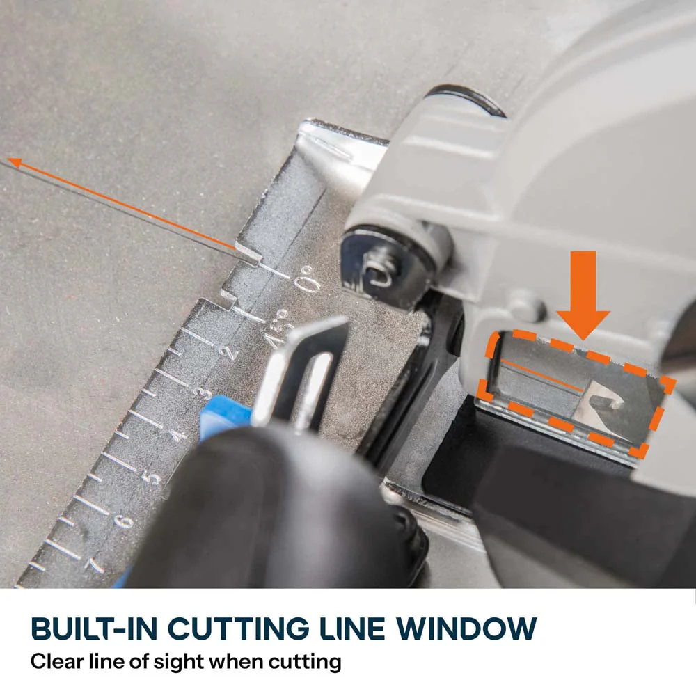 Evolution S185CCSL 185mm Metal Cutting Circular Saw with TCT Mild Steel Cutting Blade - Image 9