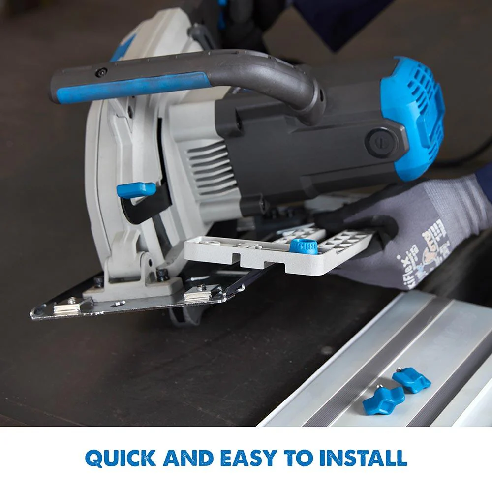 Evolution S210CCS 210mm Heavy Duty Metal Cutting Circular Saw & 2.8m 2-Piece Track Kit Bundle - Image 4
